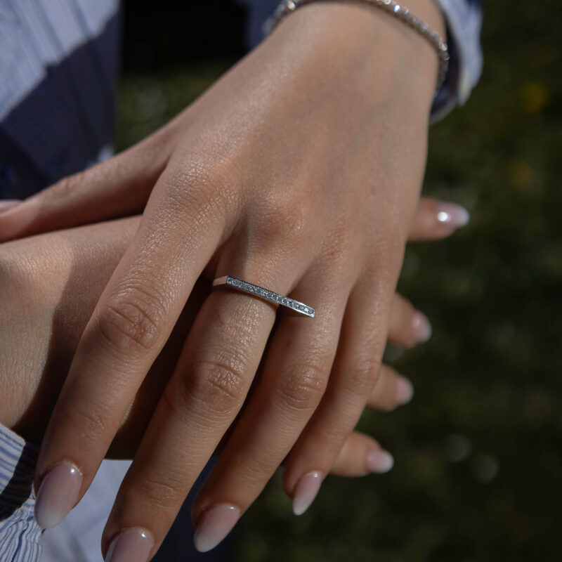 Bague diamant tennis